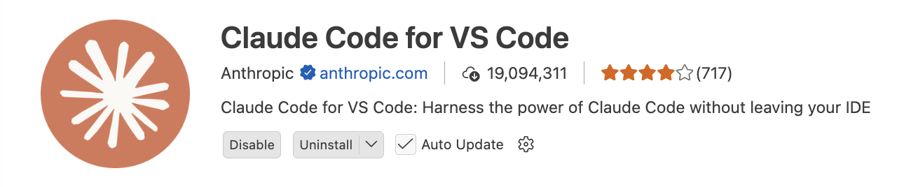 Claude Code для VS Code: установка расширения